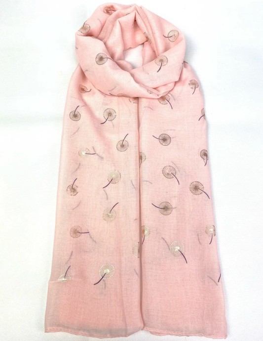 Dandelion Scarf - Pink or White