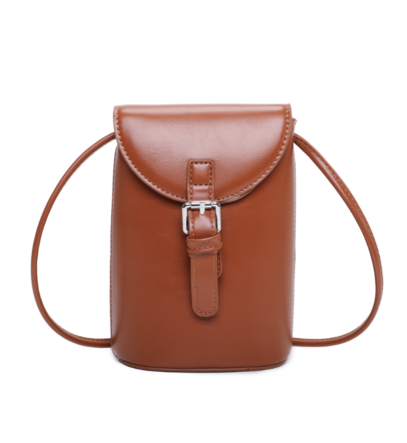 Buckle Front Phone Cross Body Bag