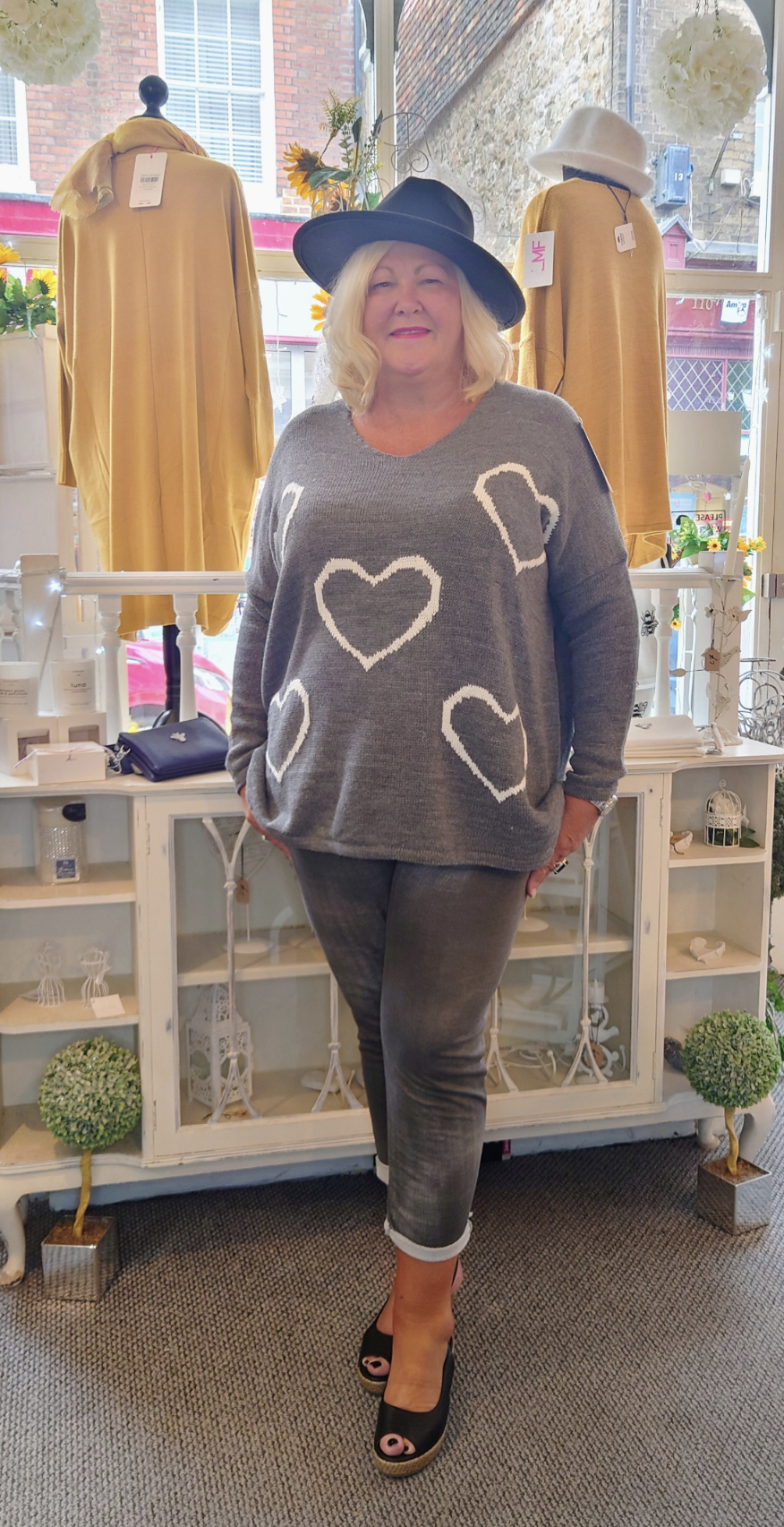 Heart Over Sized Jumper