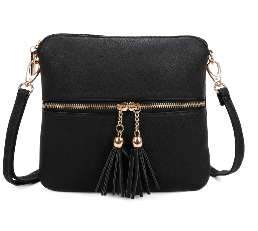 Cross Body Bag Zip Detail