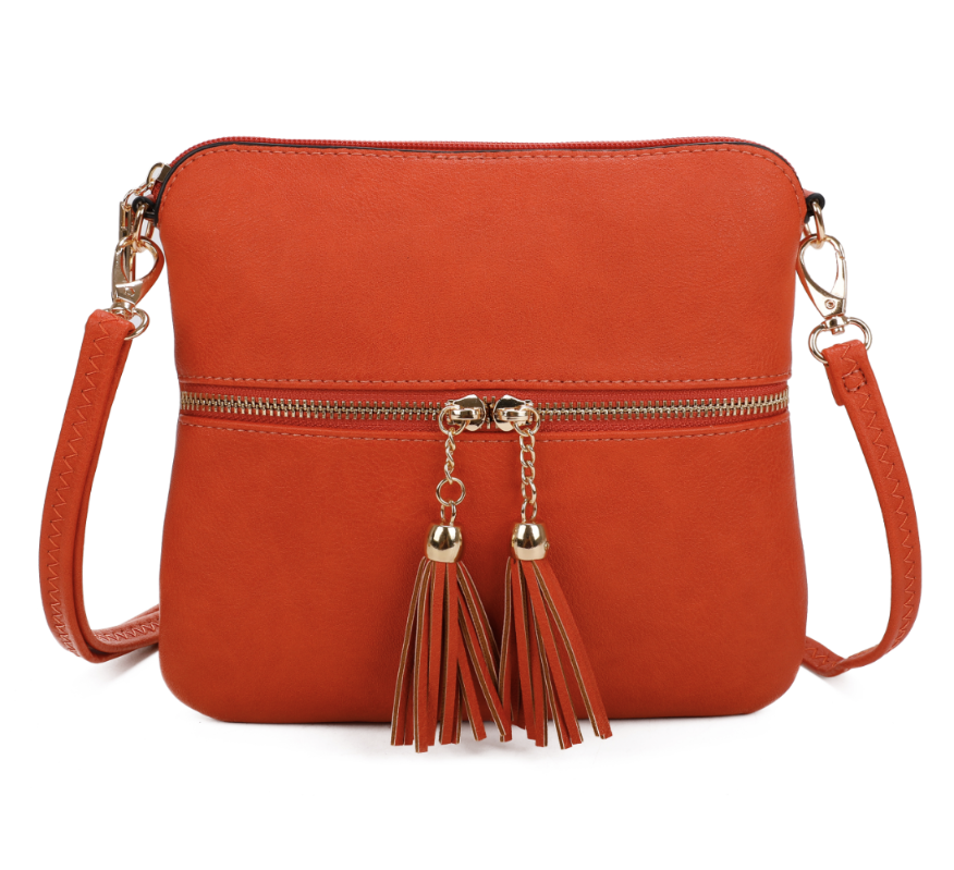 Cross Body Bag Zip Detail