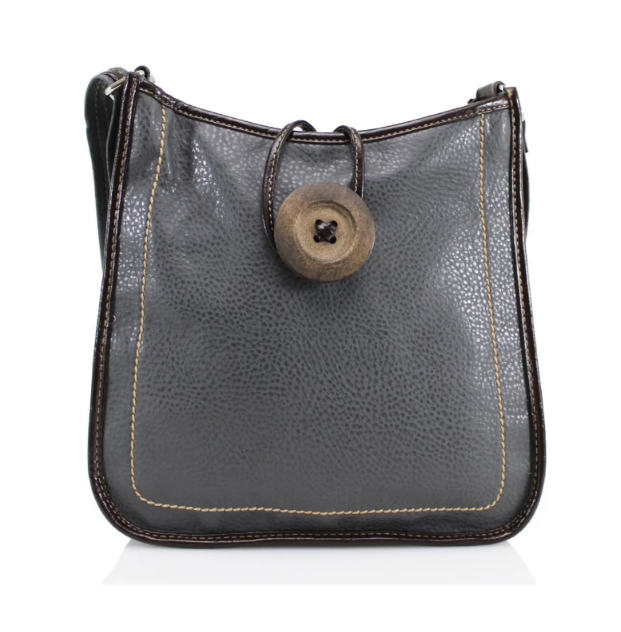 Button Detail Cross Body Bag