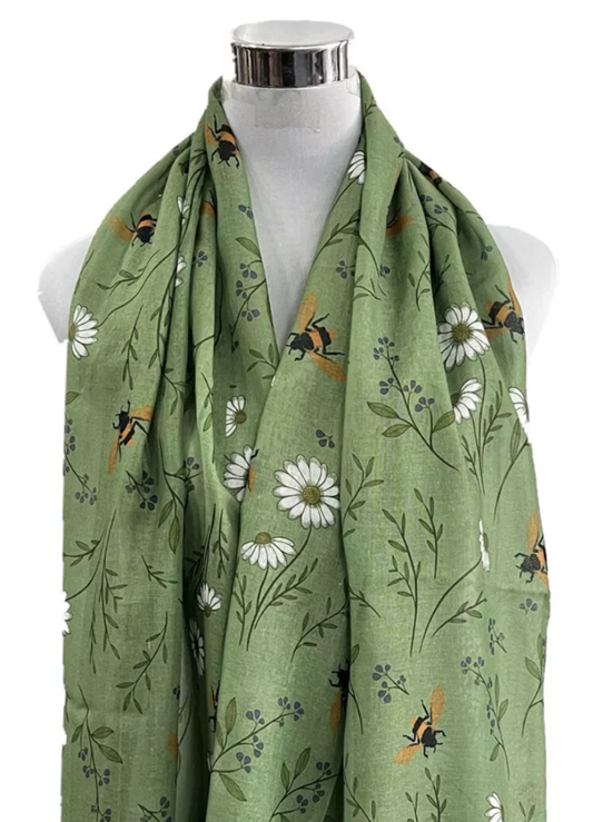 Bee Print Scarf