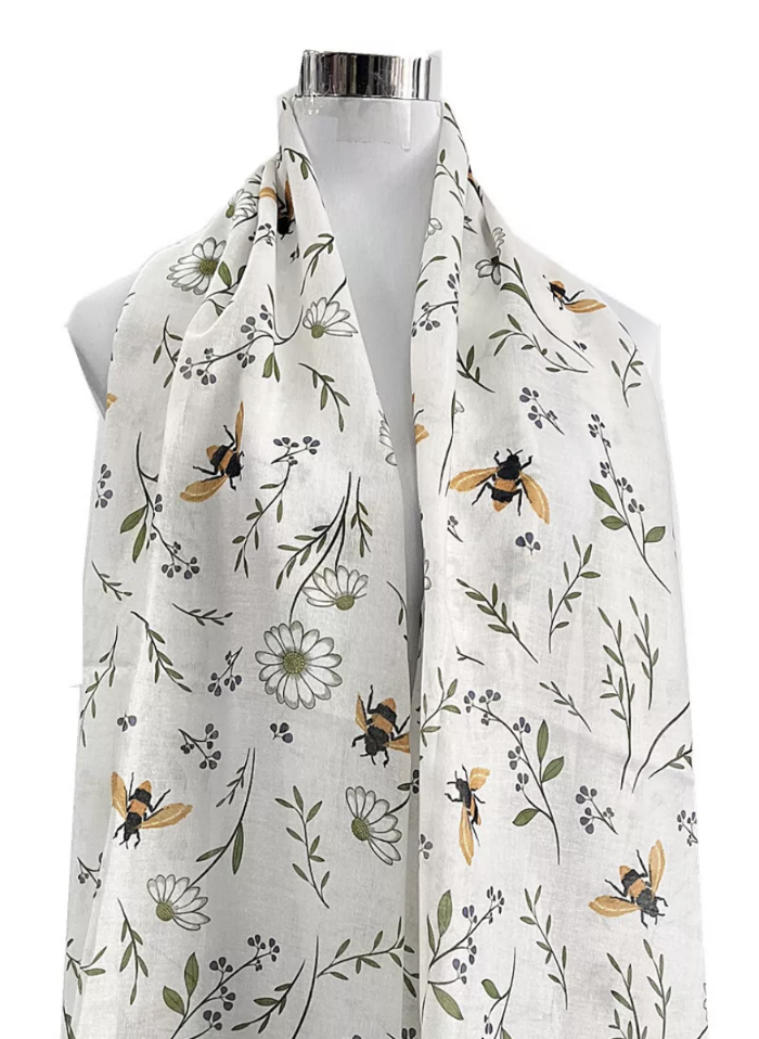 Bee Print Scarf