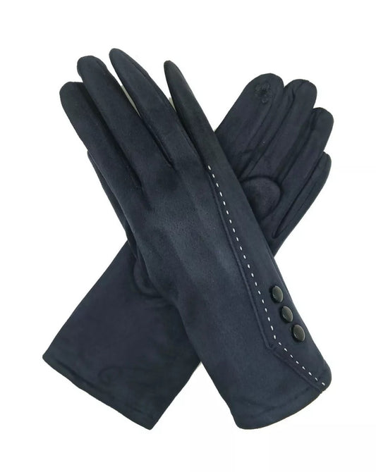 Button Detail Gloves