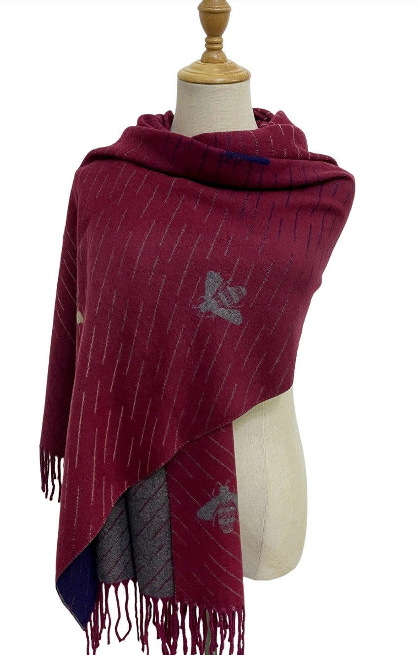 Bee Ombre Pashmina Scarf