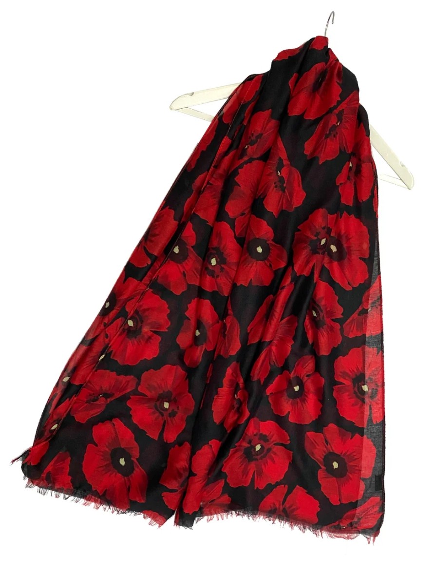 Poppy Pashmina Scarf