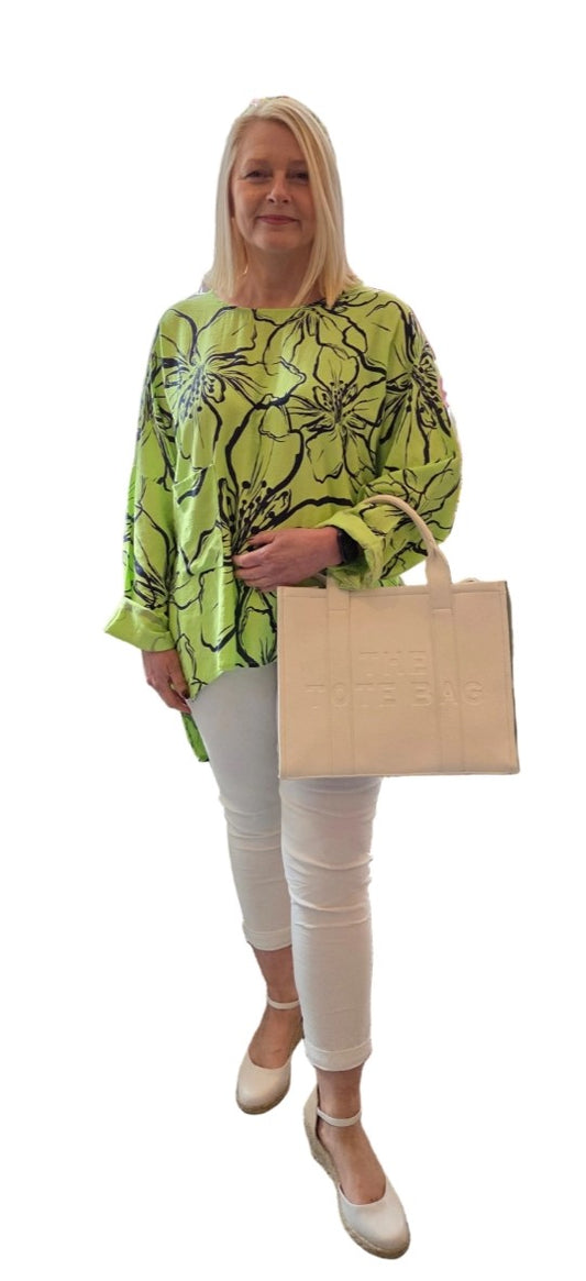 Floral High Low Tunic