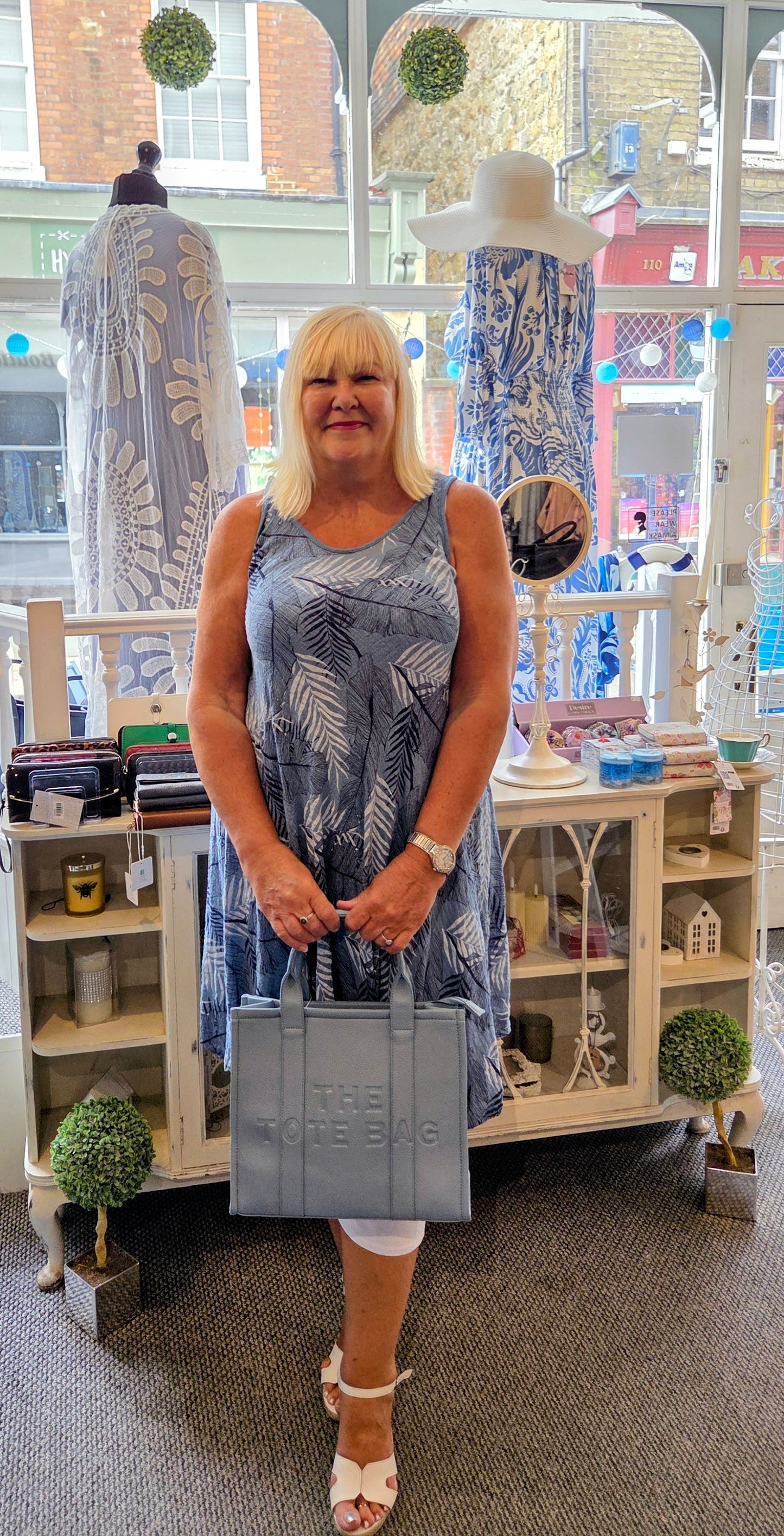 Tropical Sleeveless Dress-Tunic