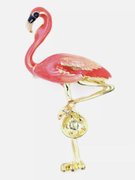 Flamingo Brooch