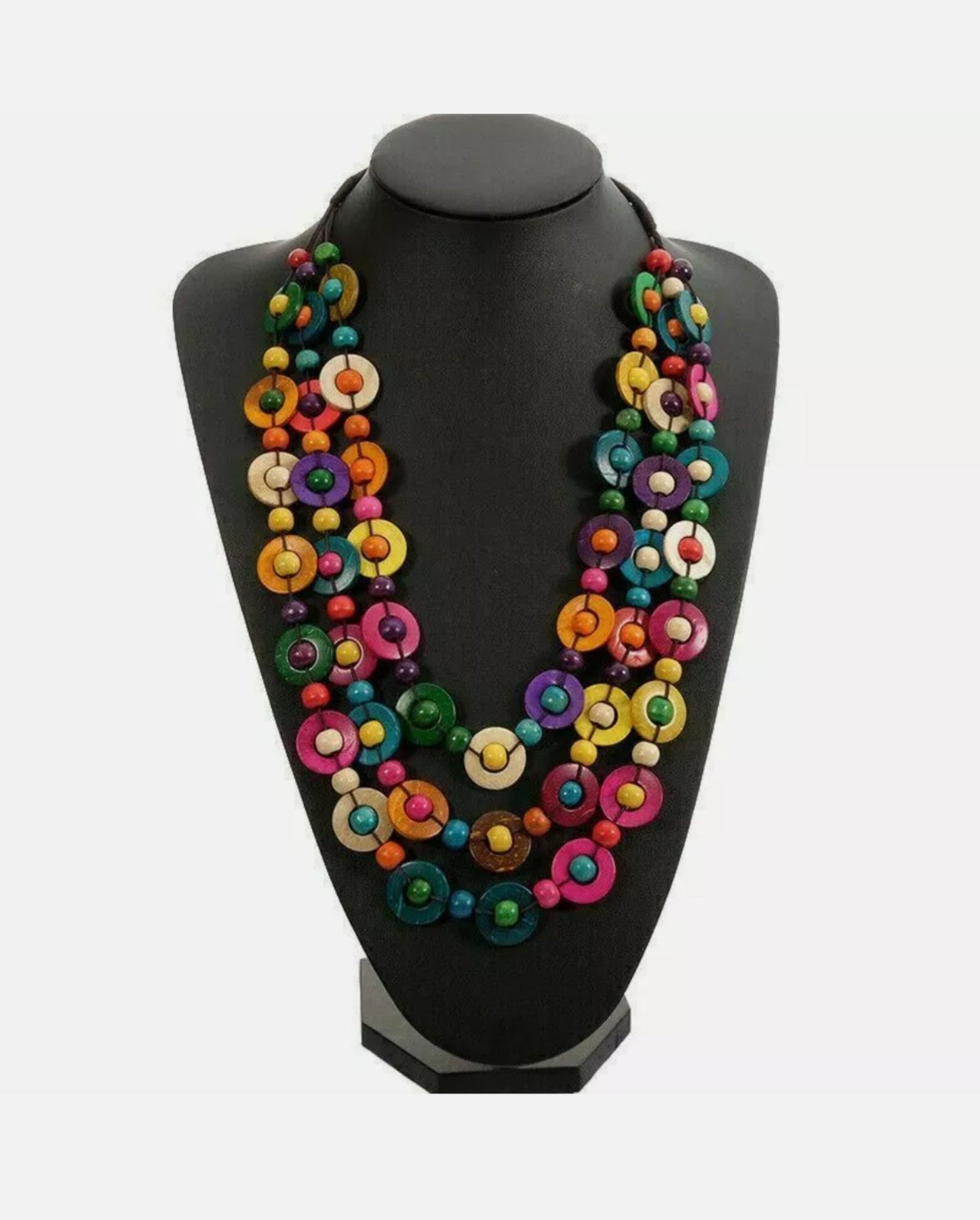 Multi Coloured Circle Necklace