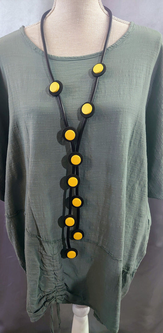 Lagenlook Necklaces - Yellow or Green